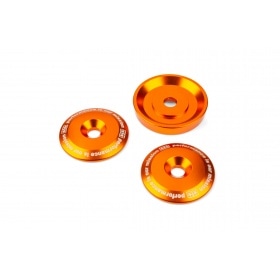 Swingarm Pivot Caps Stage6 R/T MK2 Orange