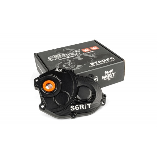 Gearbox Cover Stage6 R/T MK2 Minarelli Black Gearbox Cover Stage6 R/T MK2 Minarelli Black