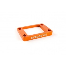 Reed Valve Spacer Stage6 R/T 5mm angle 5° Derbi / Minarelli AM6 orange
