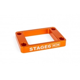 Reed Valve Spacer Stage6 R/T 10mm Derbi / Minarelli AM6 orange