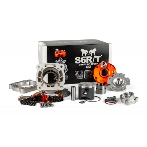 Cylindre culasse Stage6 R/T BIG BORE 95cc, d. 52Mm / axe 14mm, Minarelli AM6 Cylindre culasse Stage6 R/T BIG BORE 95cc, d. 52Mm / axe 14mm, Minarelli AM6