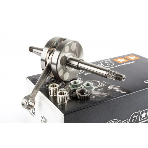 Kloķvārpsta Stage6 R/T HPC 44mm gājiens / 85mm konrods / 12mm tapa Piaggio / Gilera / Aprilia / Derbi / Vespa 50cc Kloķvārpsta Stage6 R/T HPC 44mm gājiens / 85mm konrods / 12mm tapa Piaggio / Gilera / Aprilia / Derbi / Vespa 50cc