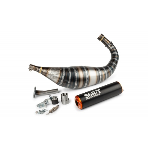 Izplūdes gāze Stage6 R/T 80 - 90cc CNC oranžā / melnā krāsā Minarelli AM6 Izplūdes gāze Stage6 R/T 80 - 90cc CNC oranžā / melnā krāsā Minarelli AM6