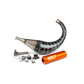 Exhaust Stage6 R/T 70 - 80cc orange Derbi