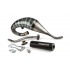 Exhaust Stage6 R/T 70 - 80 high-mount Derbi Black Exhaust Stage6 R/T 70 - 80 high-mount Derbi Black