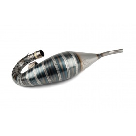 Exhaust Stage6 R/T 70 - 80 high-mount Derbi Black / Blue