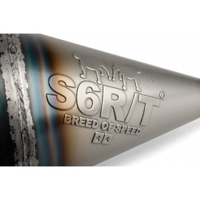 Exhaust Stage6 R/T 70 - 80 high-mount Derbi Orange