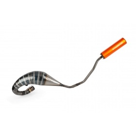 Exhaust Stage6 R/T 70 - 80 high-mount Derbi Orange