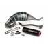 Exhaust Stage6 R/T 70 - 80 high-mount Derbi Black / Red Exhaust Stage6 R/T 70 - 80 high-mount Derbi Black / Red