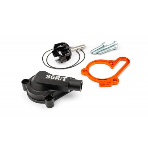 Water Pump high flow with cover Stage6 R/T Orange Derbi Euro 3 / Euro 4 Water Pump high flow with cover Stage6 R/T Orange Derbi Euro 3 / Euro 4