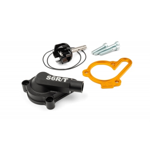 Water Pump high flow with cover Stage6 R/T Yellow Derbi Euro 3 / Euro 4 Water Pump high flow with cover Stage6 R/T Yellow Derbi Euro 3 / Euro 4