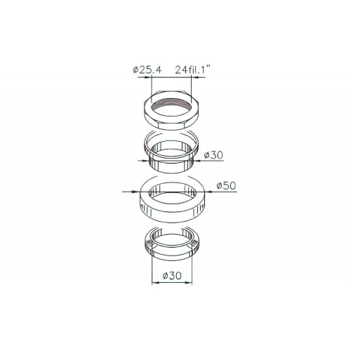Stūres galvas gultņi Kymco / Sym 50-250cc Stūres galvas gultņi Kymco / Sym 50-250cc