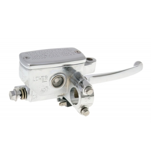 Brake Cylinder front w/ chrome lever GY6 Grand Retro (d=25mm) Brake Cylinder front w/ chrome lever GY6 Grand Retro (d=25mm)