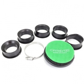 Air Filter extra flat PWK carburetor black / green