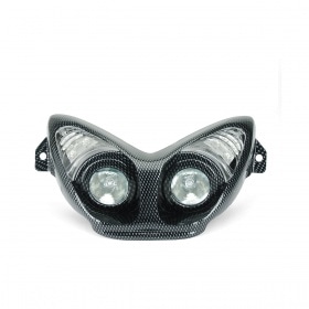Headlight with turn signal Yamaha Aerox up to 2013 carbon look