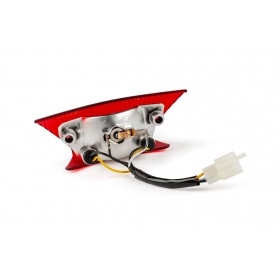 Aizmugurējais lukturis komplektā OEM kvalitāte sarkans Piaggio Zip pēc 2000 gada