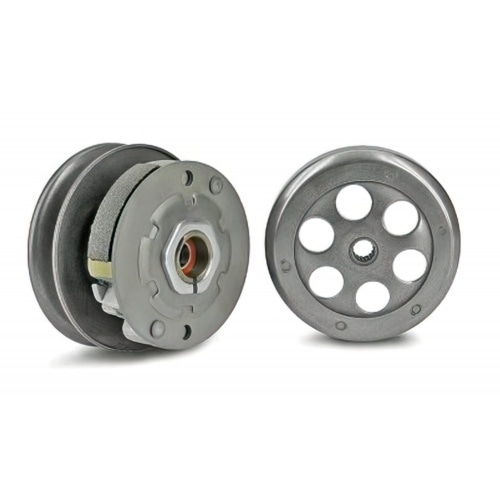 Rear Pulley complete / torque drive, clutch + bell, Minarelli before 1998 (105mm) Rear Pulley complete / torque drive, clutch + bell, Minarelli before 1998 (105mm)
