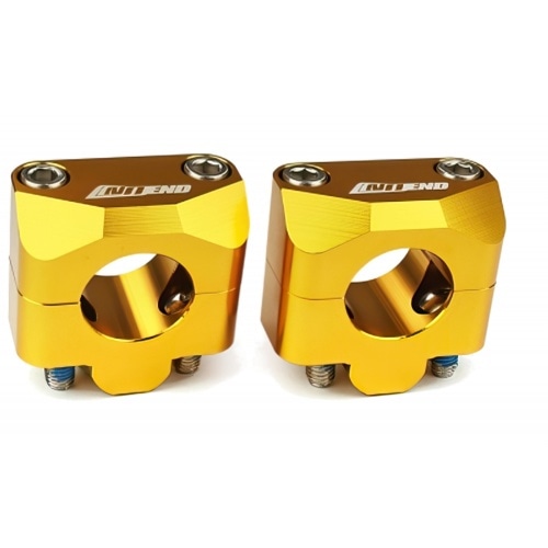 Stūres kronšteini NoEnd d=28,6 mm zelta krāsā Stūres kronšteini NoEnd d=28,6 mm zelta krāsā