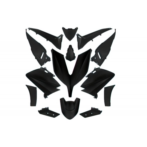 Apžogojuma komplekts 14 gab. melns matēts Yamaha Tmax 530 2015 - 2016 Apžogojuma komplekts 14 gab. melns matēts Yamaha Tmax 530 2015 - 2016