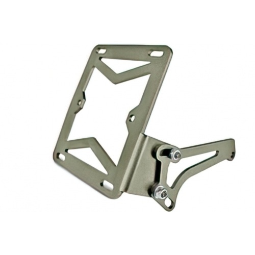 Numura numura zīmes turētājs Piaggio Typhoon / Ludix sudrabaini pelēks Numura numura zīmes turētājs Piaggio Typhoon / Ludix sudrabaini pelēks