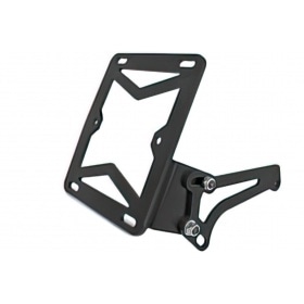 License Plate Holder Piaggio / Peugeot horizontal matte black