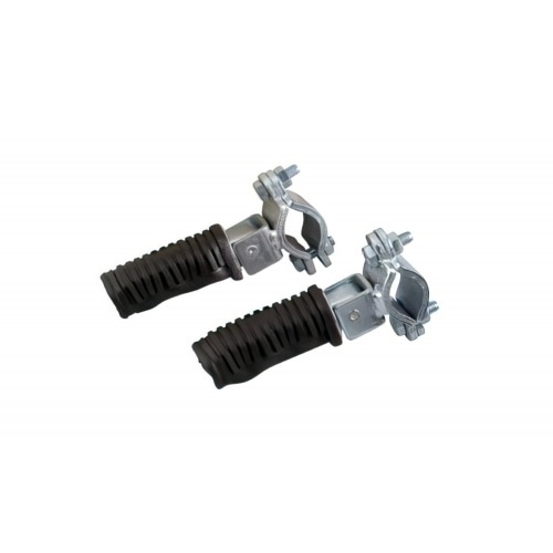 Kāju pegi aizmugurējie grozāmie ovālie melnie Kāju pegi aizmugurējie grozāmie ovālie melnie