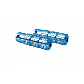 Kāju pegi ar rievotiem nagiem zilā krāsā