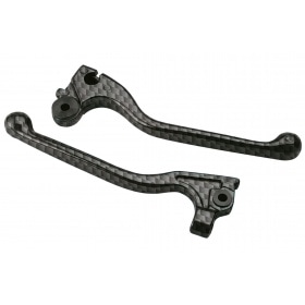 Brake Levers tube-shaped Derbi Senda carbon look