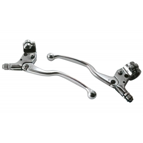 Brake Levers long for mopeds chrome Brake Levers long for mopeds chrome