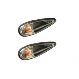 Gaismas Raindrop Micro Clips oranžs/melns