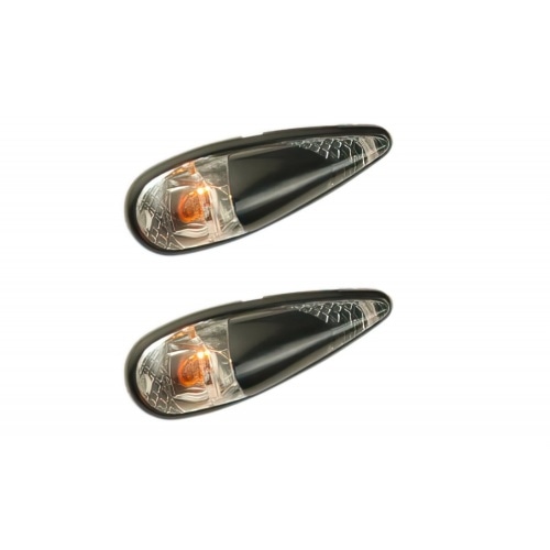 Gaismas Raindrop Micro Clips oranžs/melns Gaismas Raindrop Micro Clips oranžs/melns