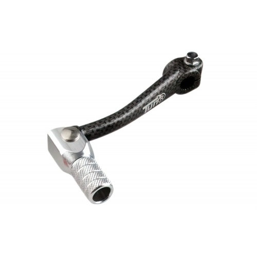 Ātruma pārnesumu pārslēgšanas svira AM6 alumīnija oglekļa izskats / hroms Ātruma pārnesumu pārslēgšanas svira AM6 alumīnija oglekļa izskats / hroms