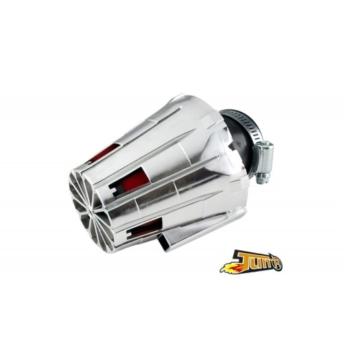 Воздушный фильтр TunR E5 Box, 28-35 мм, хром, соединение 45ø Воздушный фильтр TunR E5 Box, 28-35 мм, хром, соединение 45ø