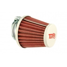 Air Filter KN conical d.28-35 straight (large) white