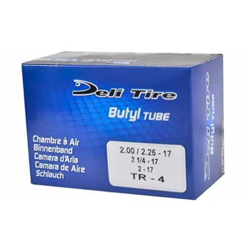 Внутренняя трубка Deli 2 1/4 x17″ (прямой клапан) Внутренняя трубка Deli 2 1/4 x17″ (прямой клапан)