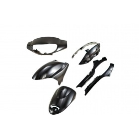 Aizsargu komplekts 7 gab. melns Āzijas motorolleri