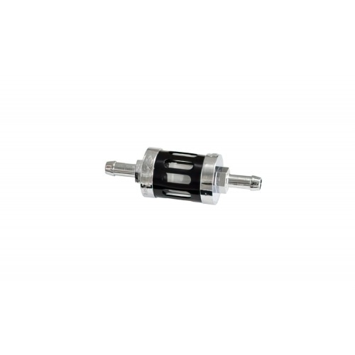 Fuel Filter 6mm chrome/anodized black Fuel Filter 6mm chrome/anodized black