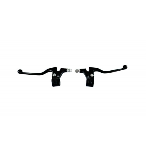 Brake Levers + Mount (x2) black long Brake Levers + Mount (x2) black long