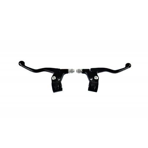 Brake Levers + Mount (x2) black short Brake Levers + Mount (x2) black short
