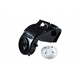 Dzesēšanas ventilators + vāka komplekts Ķīnas motorolleri 50cc 139QMB