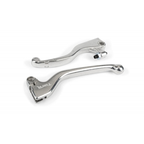 Комплект рычагов тормоза / сцепления тип J.Juan серебристый Derbi / Rieju Комплект рычагов тормоза / сцепления тип J.Juan серебристый Derbi / Rieju