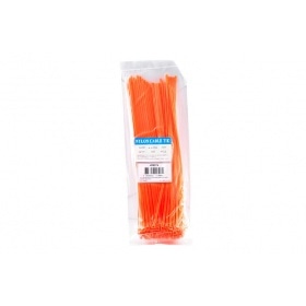 Kabeļu saites Rilsan x100 3,6x250mm oranžā krāsā