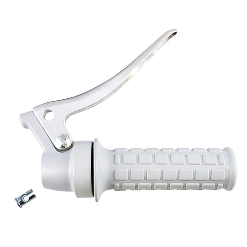 Skrūves rokturis ar alumīnija sviru mopēdam Skrūves rokturis ar alumīnija sviru mopēdam