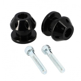 Spoles slīdņi (šūpoles) x2 D.8 x 125 mm melni