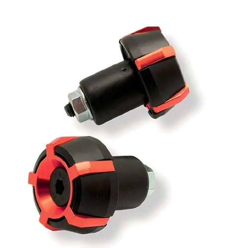 Stūres gali pretvibrācijas d.18mm Harlem melns / sarkans Stūres gali pretvibrācijas d.18mm Harlem melns / sarkans