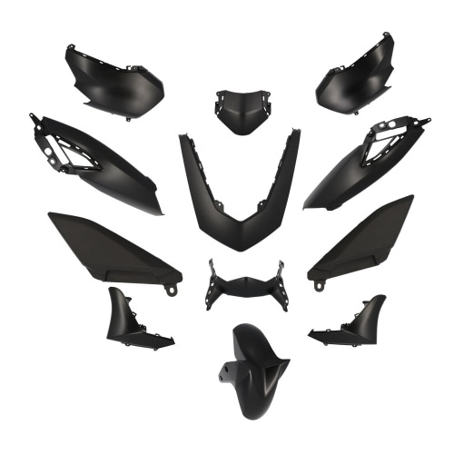 Fairing Kit Yamaha Nmax 125 after 2021 matt black (12 parts) Fairing Kit Yamaha Nmax 125 after 2021 matt black (12 parts)
