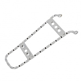 Luggage Rack Peugeot 103 SP chrome turned