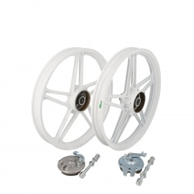 Moped Rims type Bernardi 17'' Peugeot 103 White