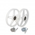 Moped Rims type Bernardi 17'' Peugeot 103 White Moped Rims type Bernardi 17'' Peugeot 103 White