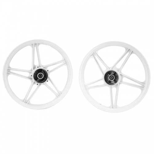Moped Rims type Bernardi 17'' Peugeot 103 White Moped Rims type Bernardi 17'' Peugeot 103 White